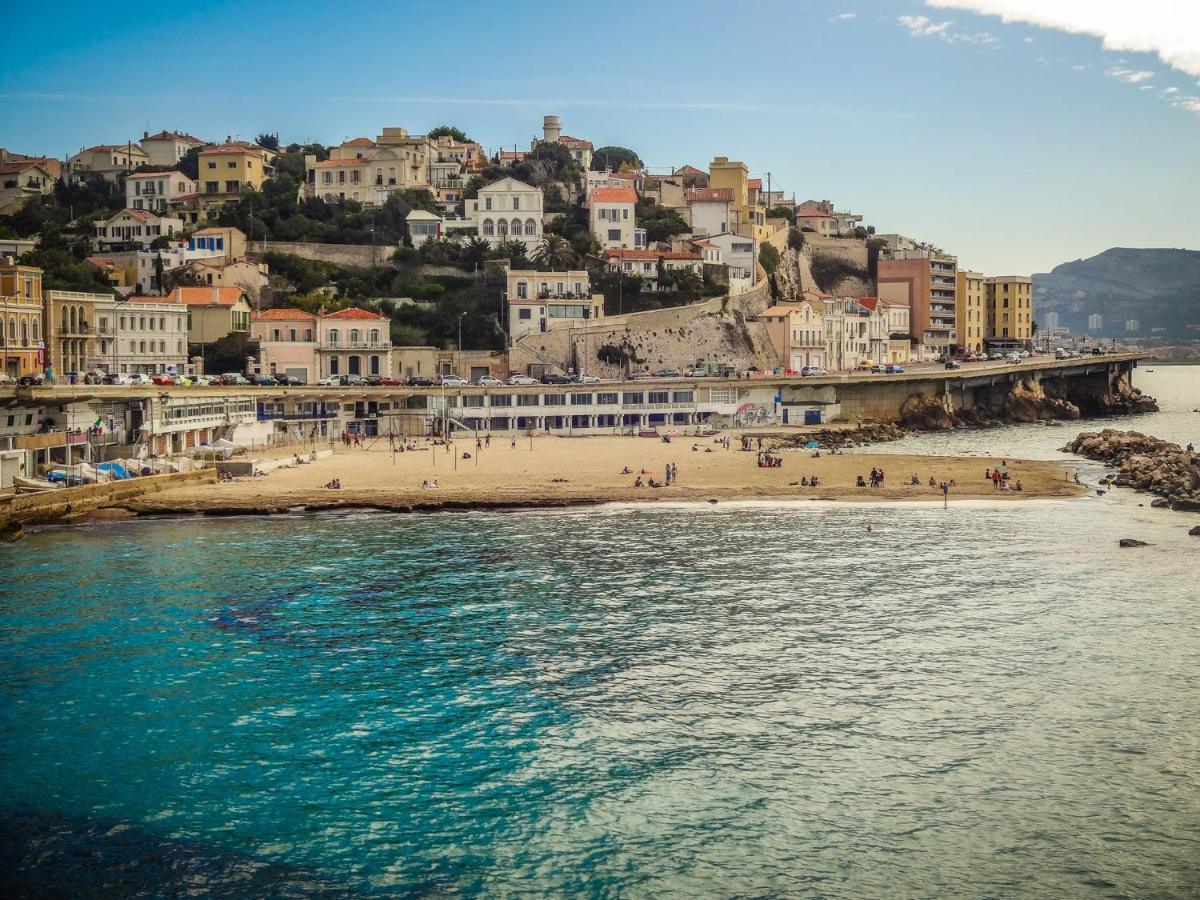 T2 Equipe Au Calme + Terrasse A 1 Km De La Mer Marseilles Exterior foto
